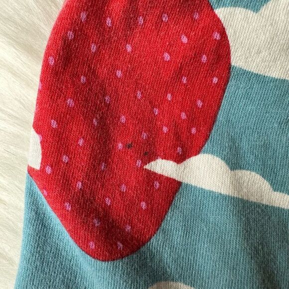Mini Boden Strawberry & Cloud Dress Size 6-7 Years - Picture 7 of 11